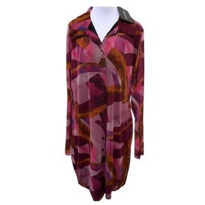 PRETTY LITTLE THING mesh dress Sz 18